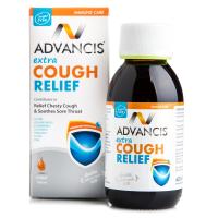 ADVANCIS EXTRA COUGH RELIEF SUGAR FREE SYRUP 100ml