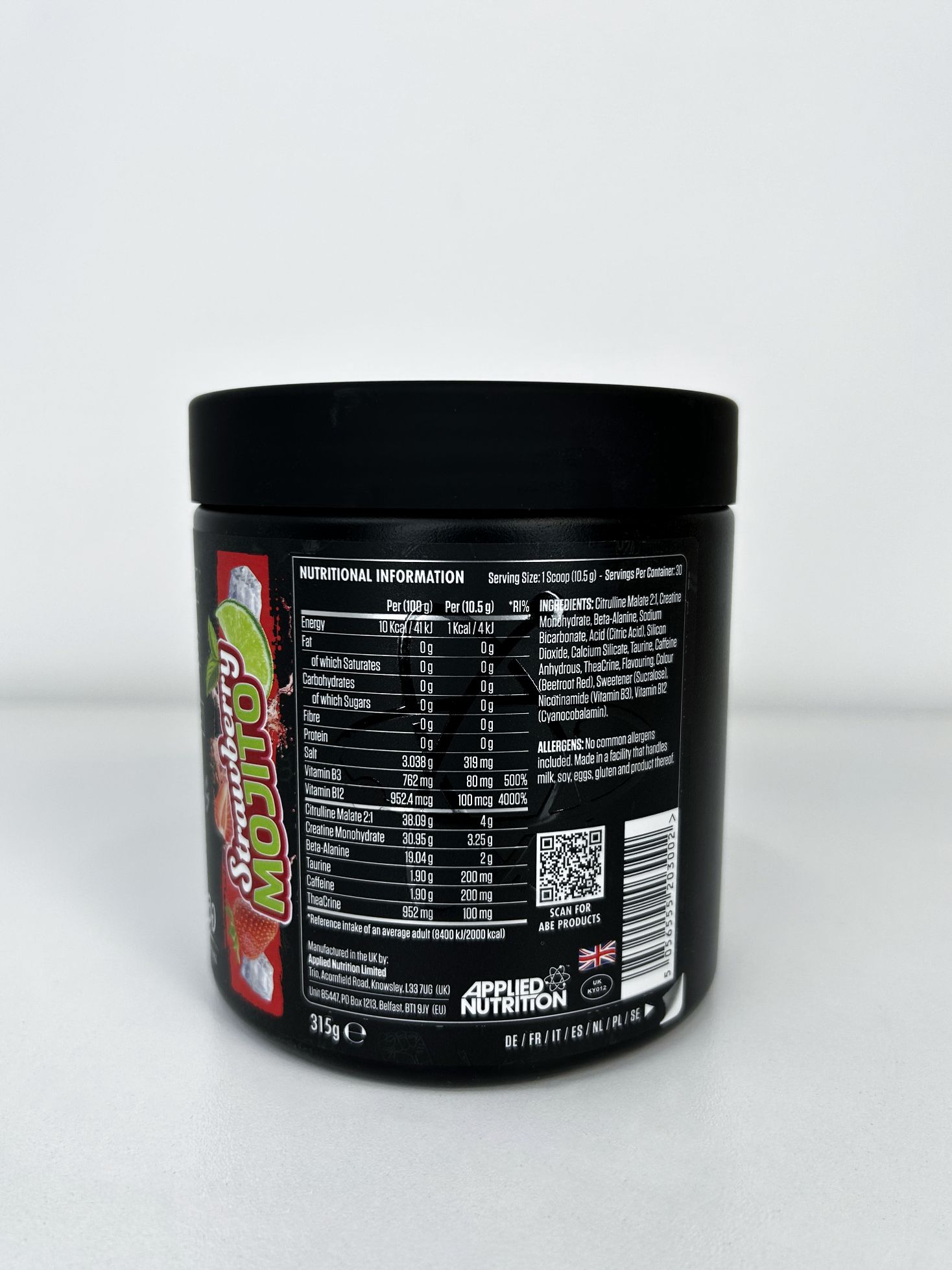 APPLIED NUTRITION ABE - ALL BLACK EVERYTHING PRE-WORKOUT