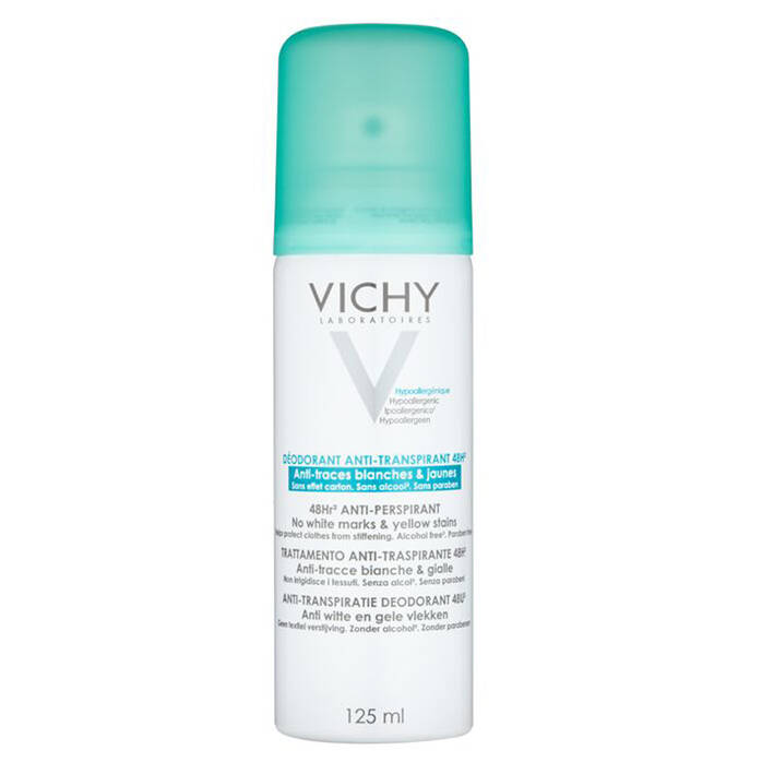 VICHY Anti-Perspirant Deodorant No Marks 48hr Aerosol 125ml