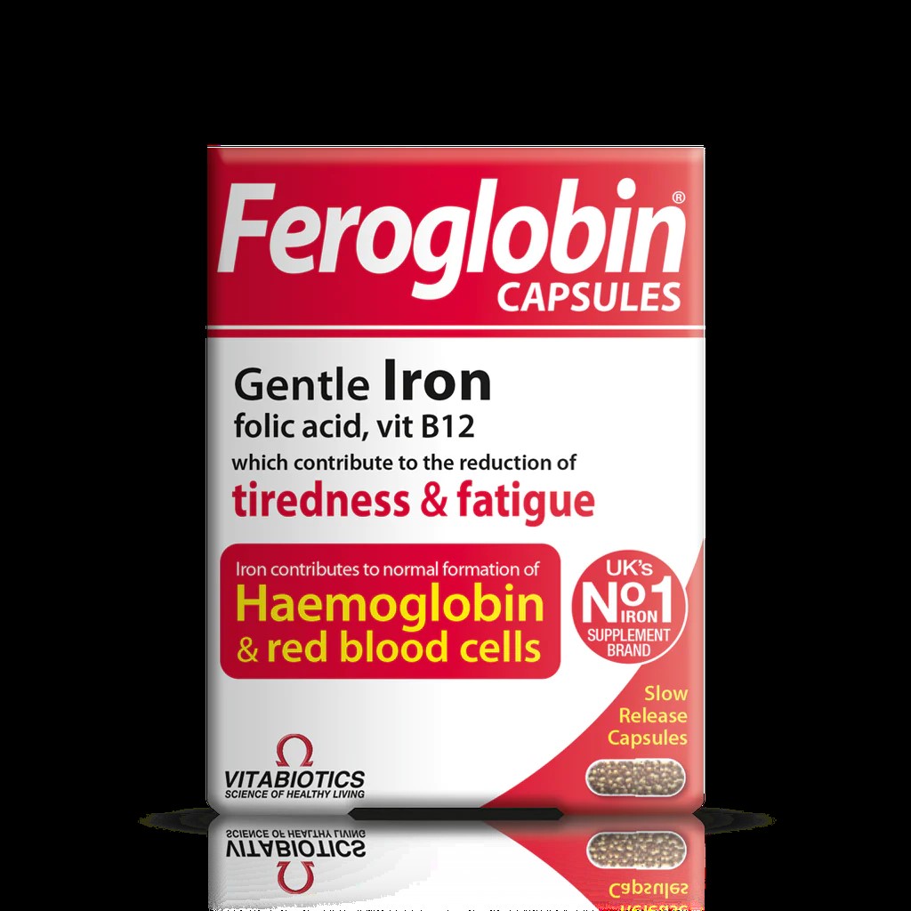 VITABIOTICS FEROGLOBIN B12 30 Capsules