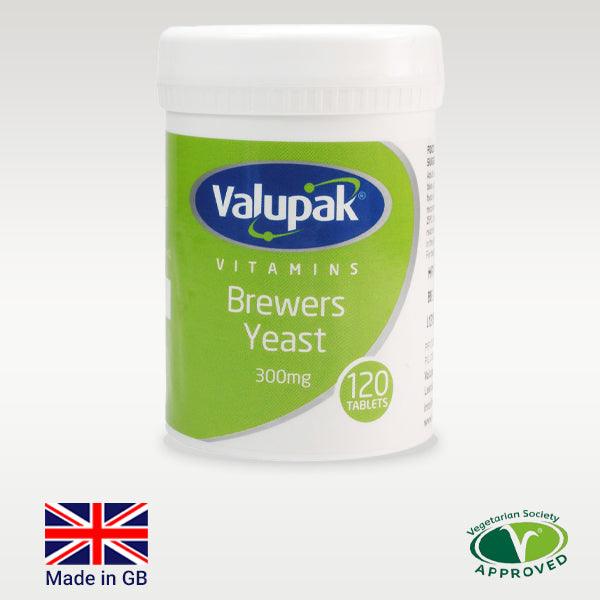 VALUPAK BREWERS YEAST 300mg 120Tablets