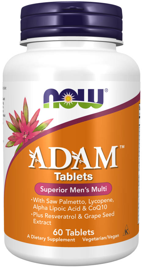 NOW SUPPLEMENTS ADAM 60Veggie Tablets