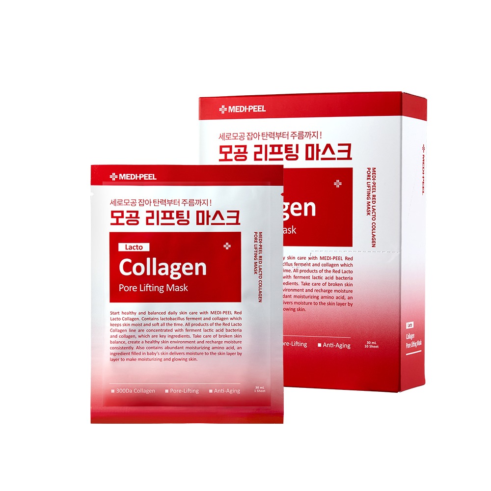 MEDI-PEEL Red Lacto Collagen Pore Lifting Mask (1 piece)